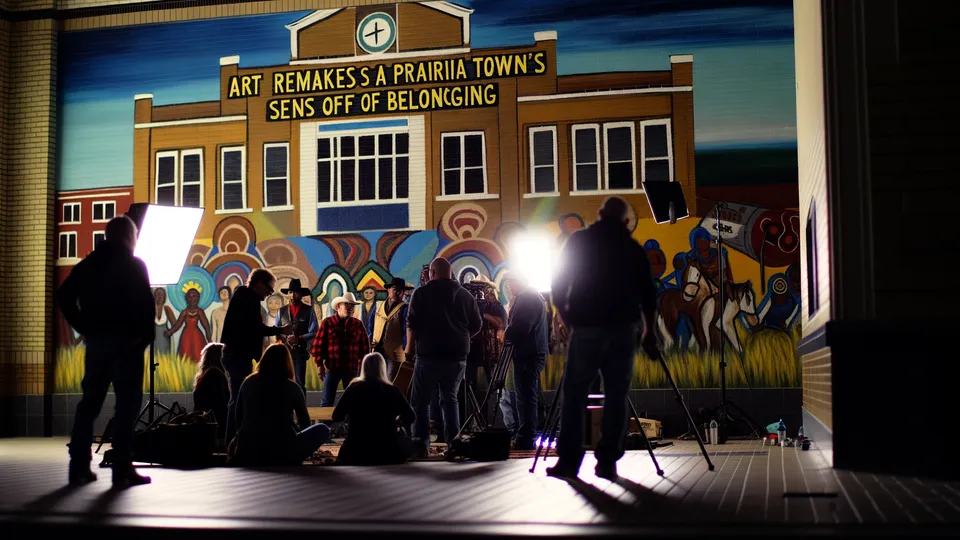Feature image for How Art Remakes a Prairie Town's Sense of Belonging